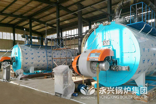[河北邯郸]君子居房地产2台8吨超低氮热水锅炉